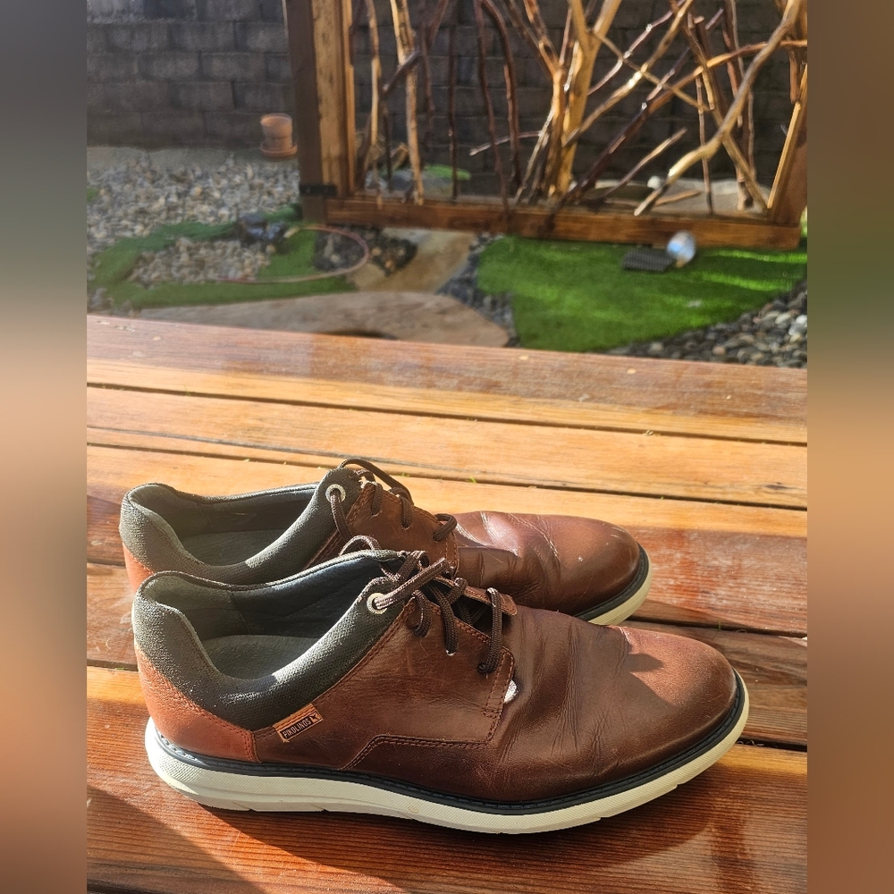 Pikolinos Mens Amberes Oxford Shoes, Brown 44